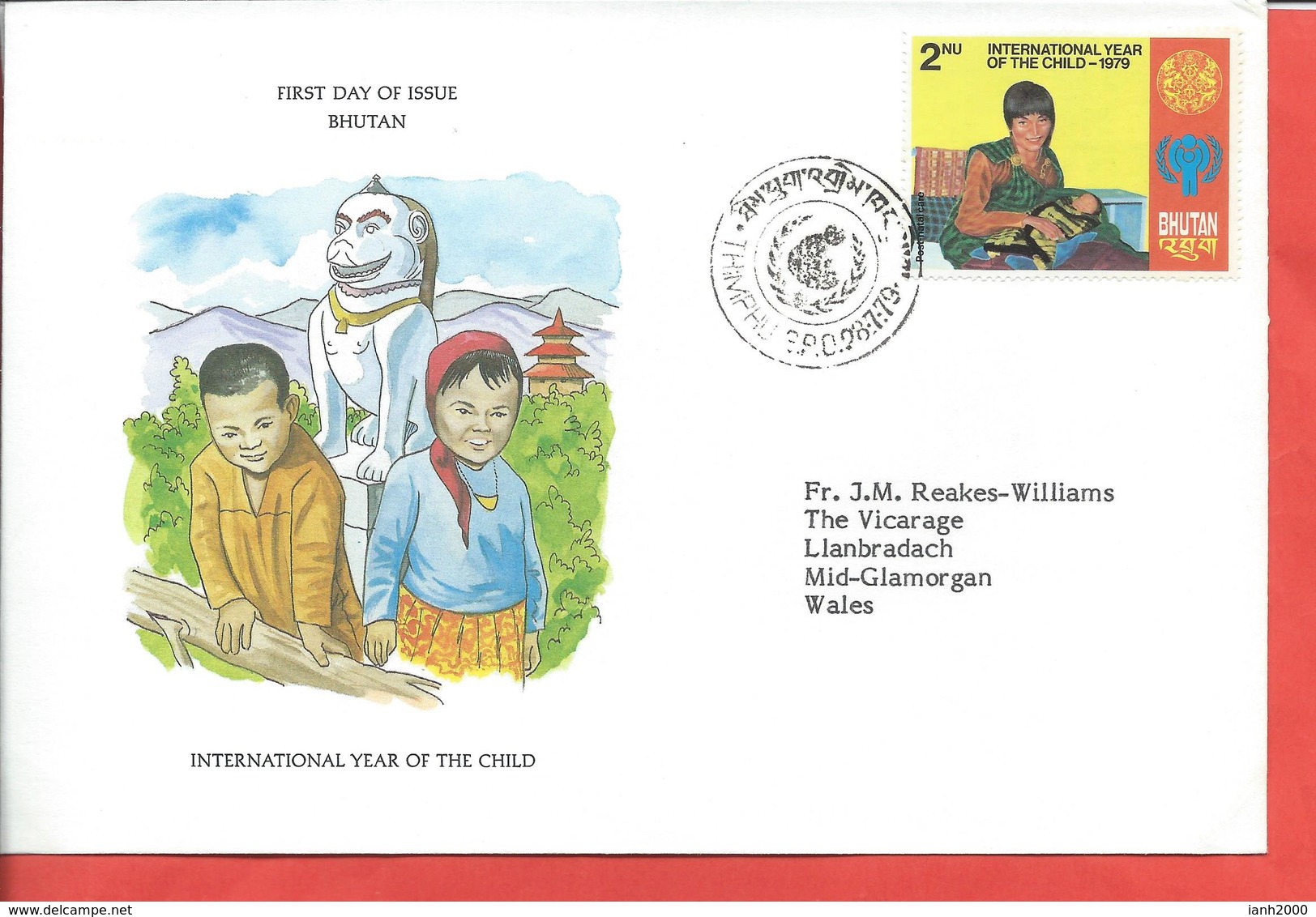 Bhutan Stamps. 1979 International Year Of The Child FDC (A530) - Bhutan