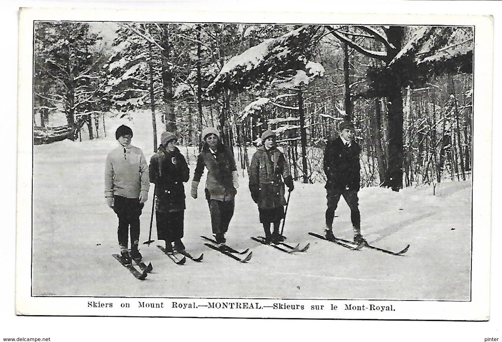 MONTREAL - Skieurs Sur Le Mont-Royal - Montreal