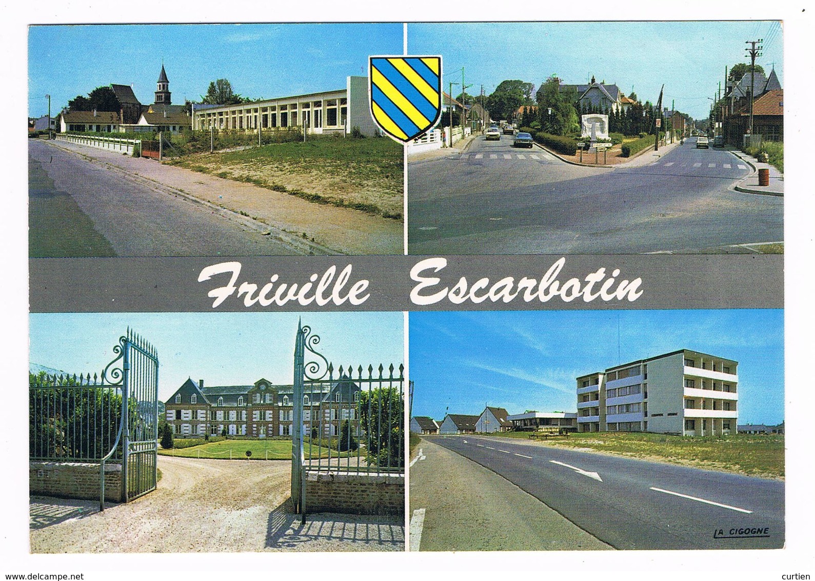 FRIVILLE - ESCARBOTIN  80  Multi Vue Avec 4 Photos - Friville Escarbotin