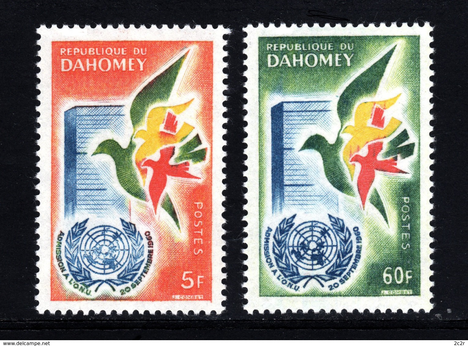 Dahomey 1961: N° 168/69 ** / TTB - Benin - Dahomey (1960-...)