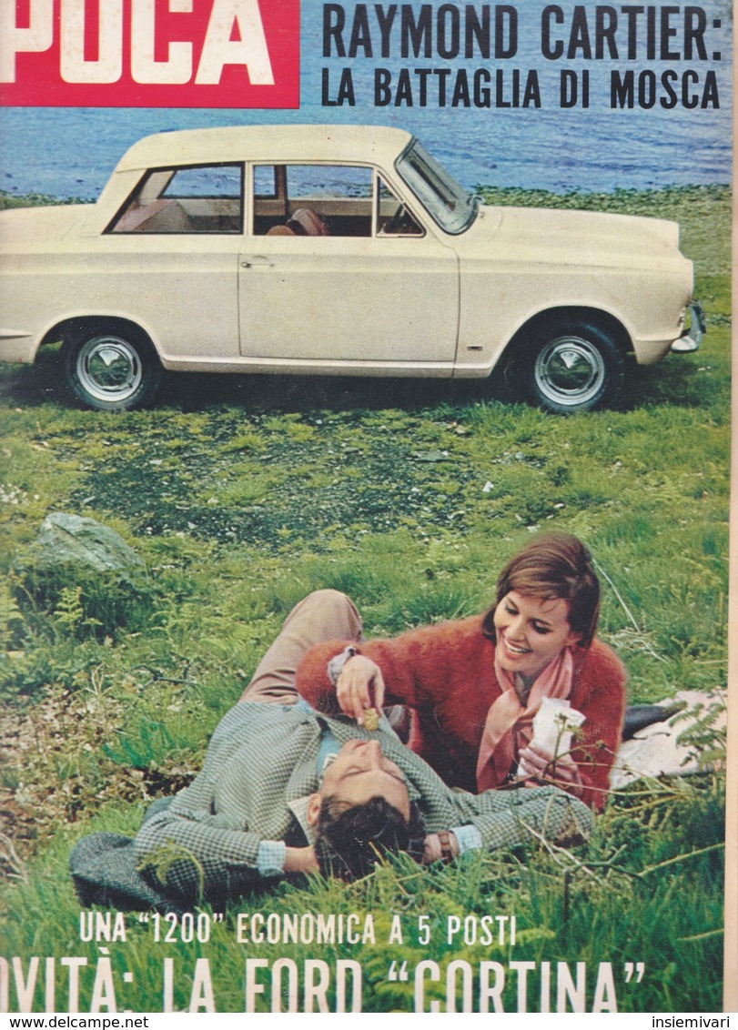 (pagine-pages)PUBBLICITA' FORD CORTINA   Epoca1962/624r. - Other & Unclassified