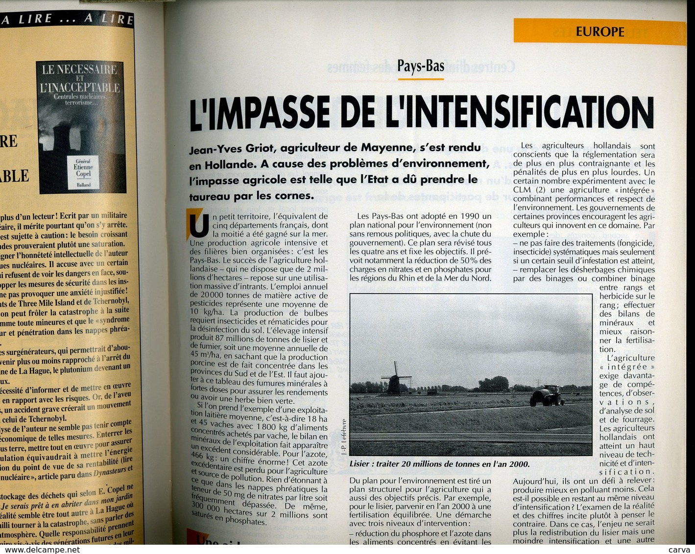 Campagnes Solidaires 45 Septembre 1991 Châtellerault, Corse , Semences Fermières, Finistère, Pays-Bas Mexique Larzac - Corse