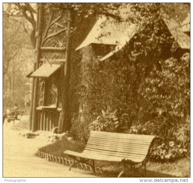 France Lille Jardin Vauban Ancienne Photo Capin 1933 - Places