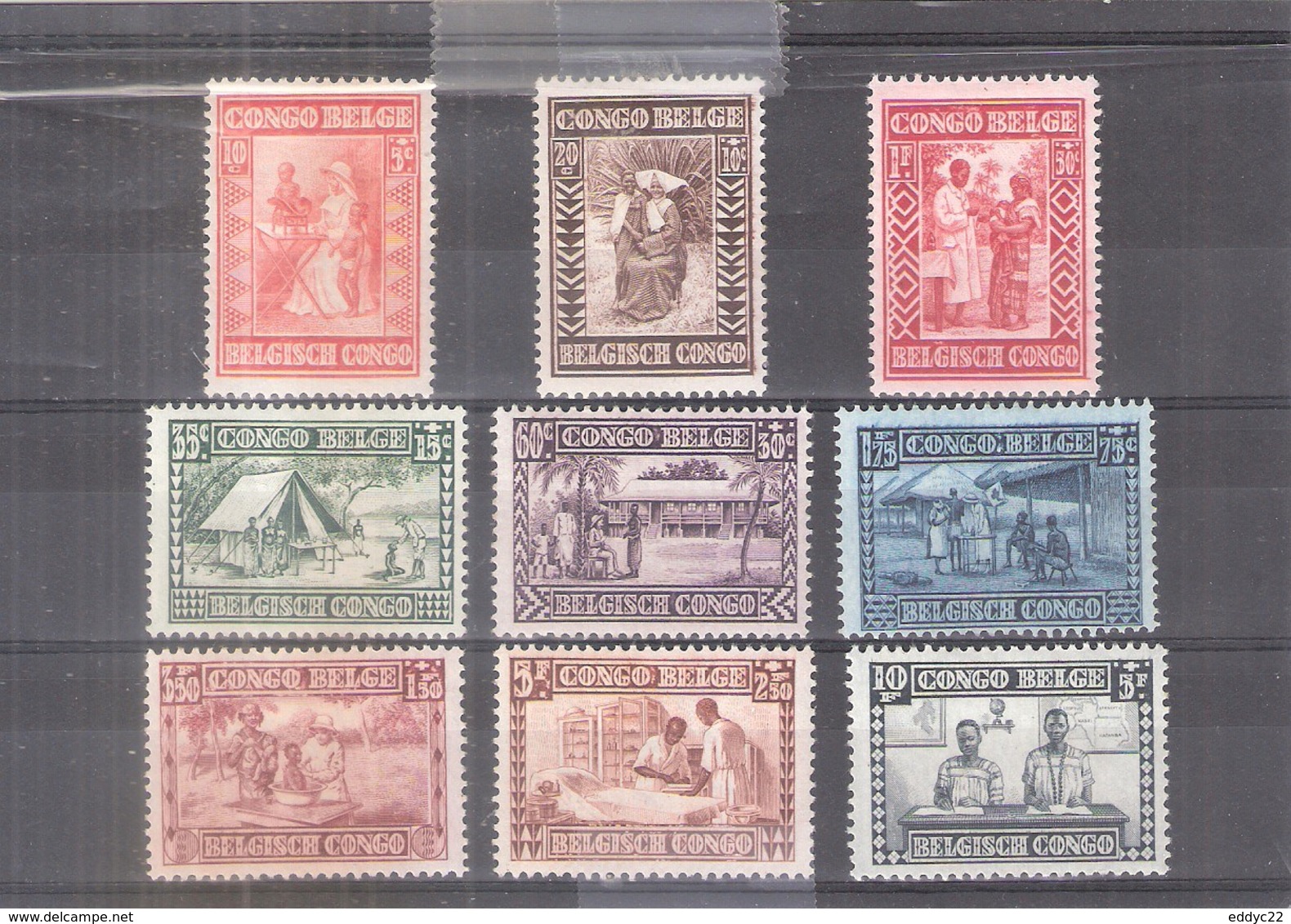 Congo Belge - 150/58 - Série Complète - X/MH - Cote:70.00 € - Neufs