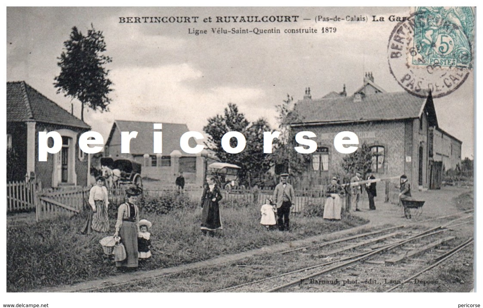 62  Bertincourt Et Ruyaulcourt  La Gare - Bertincourt