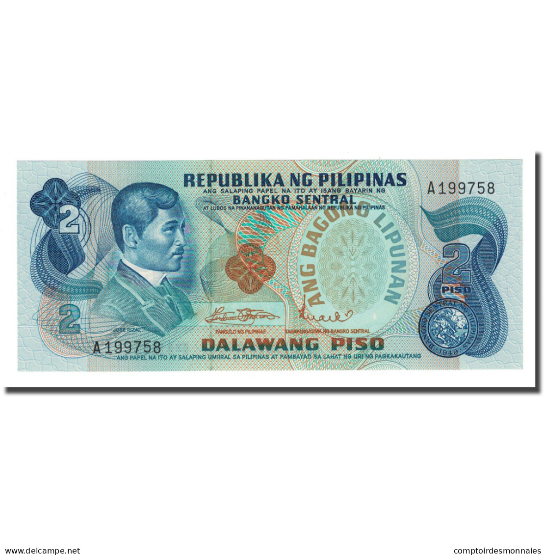 Billet, Philippines, 2 Piso, 1981, KM:166a, NEUF - Philippines