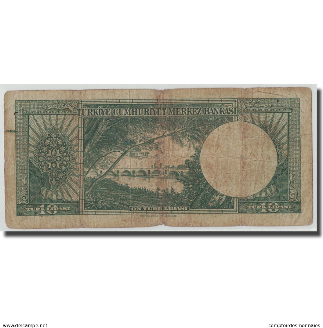 Billet, Turquie, 10 Lira, L.1930, 1930-06-11, KM:156a, B+ - Turquie