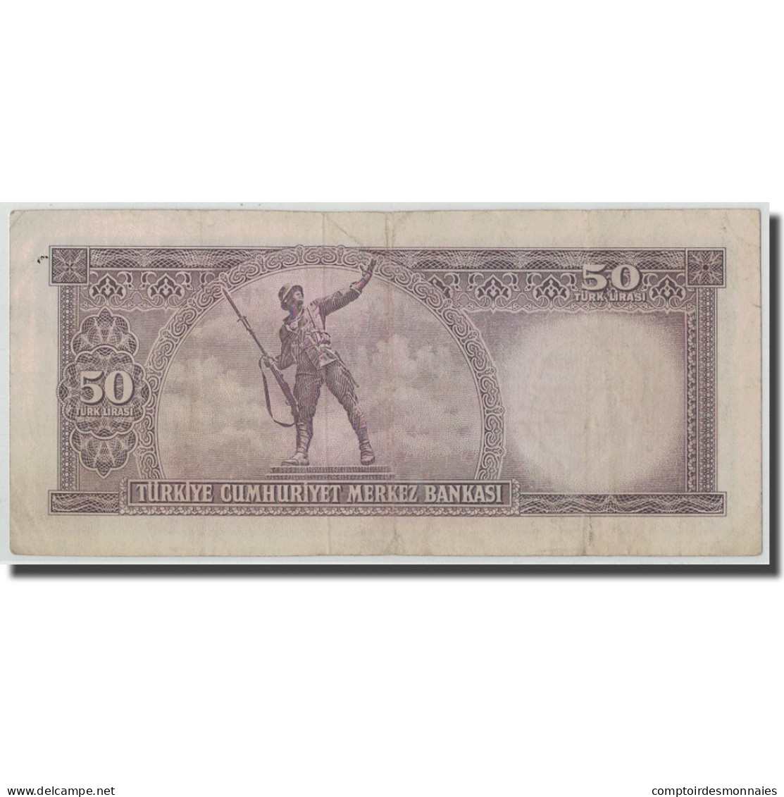 Billet, Turquie, 50 Lira, L.1930, 1951-12-01, KM:162a, TB+ - Turquie