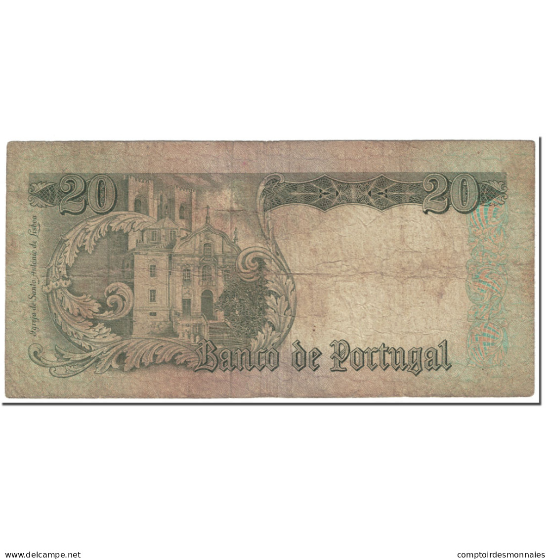 Billet, Portugal, 20 Escudos, 1964, 1964-05-26, KM:167b, TB - Portugal