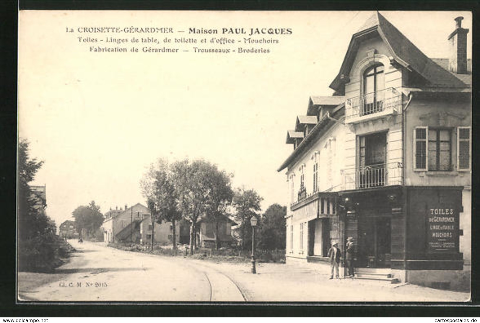 CPA La Croisette-Gérardmer, Maison Paul Jacques, Toiles - Linges De Table - Autres & Non Classés