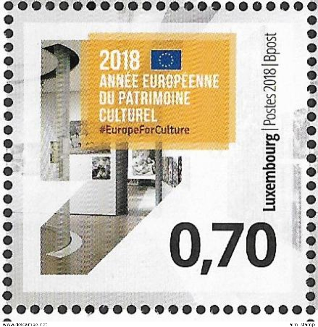 2018 Luxemburg Mi. 3162 **MNH   Europäisches Jahr Des Kulturerbes - 2018