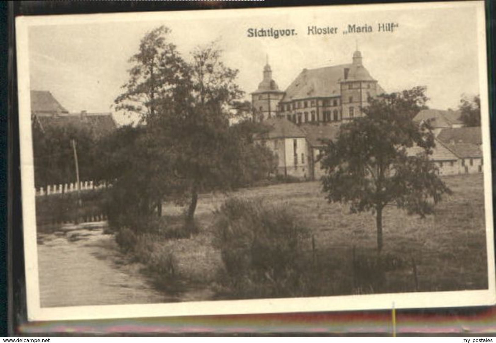 60501624 Sichtigvor Sichtigvor Kloster Maria Hilf Ungelaufen Ca. 1920 / Warstein - Warstein