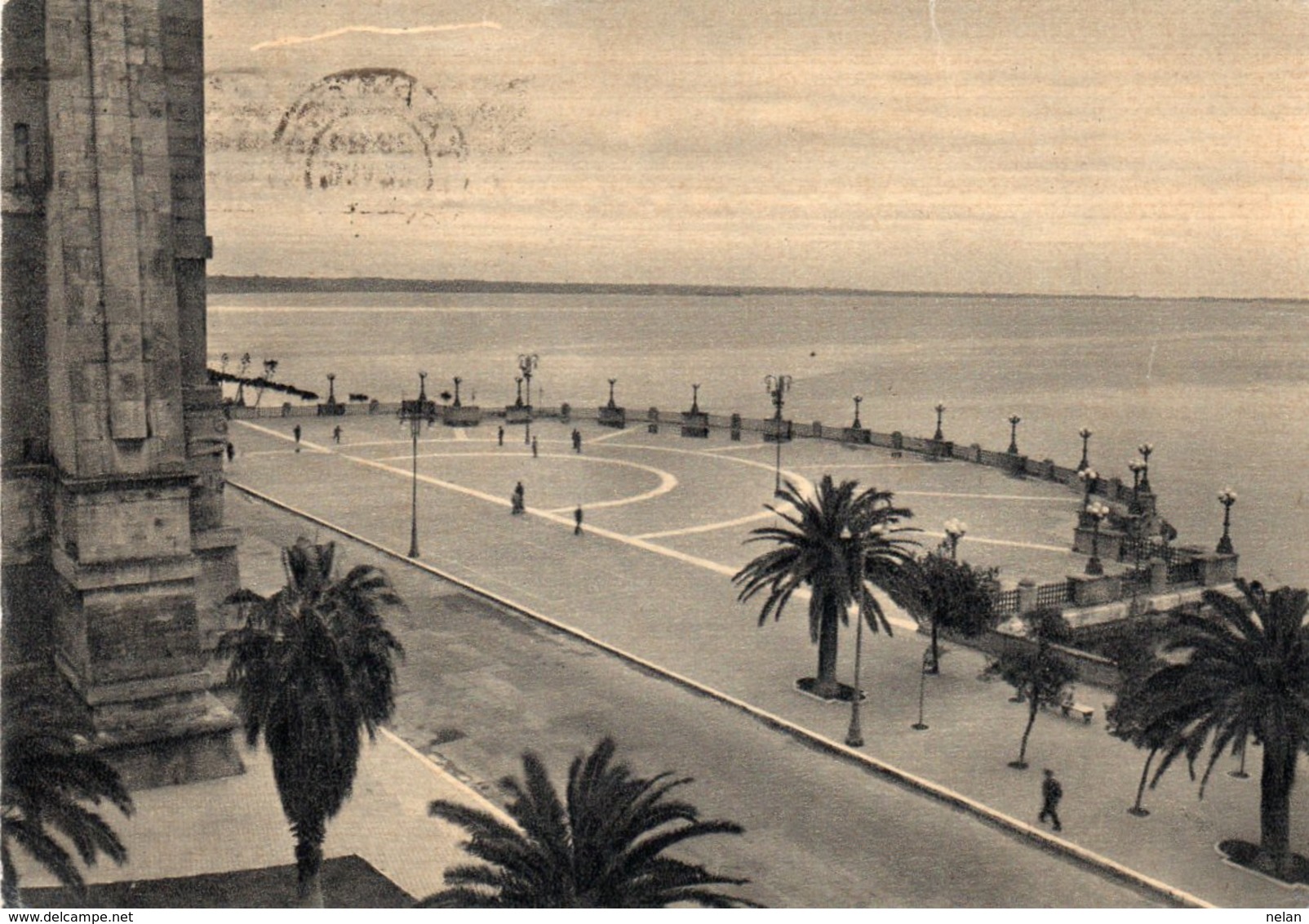 TARANTO-LUNGOMARE-LA ROTONDA-VIAGGIATA 1959  F.G - Taranto