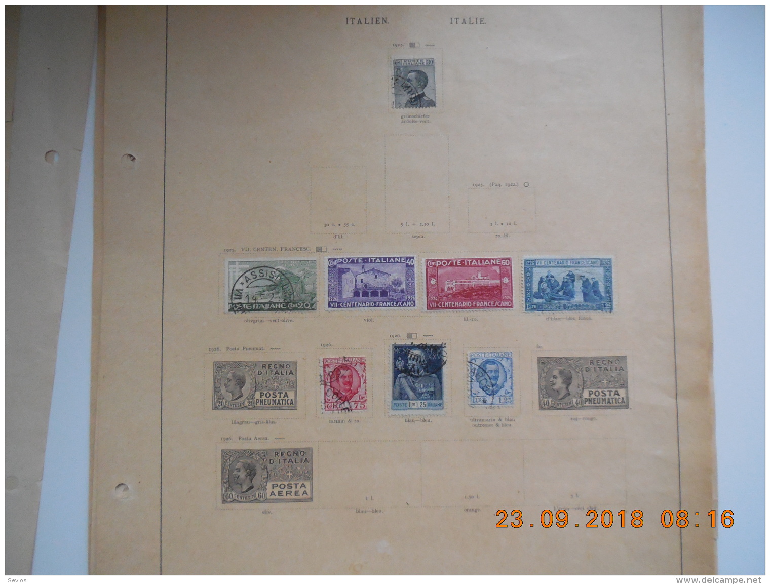 Sevios / Italy / Stamp **, *, (*) Or Used - Non Classificati