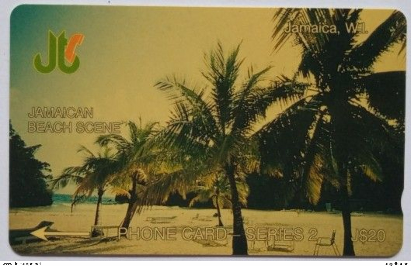 Jamaica  J$20  5JAMD  "  Jamaican Beach Scene " - Jamaïque