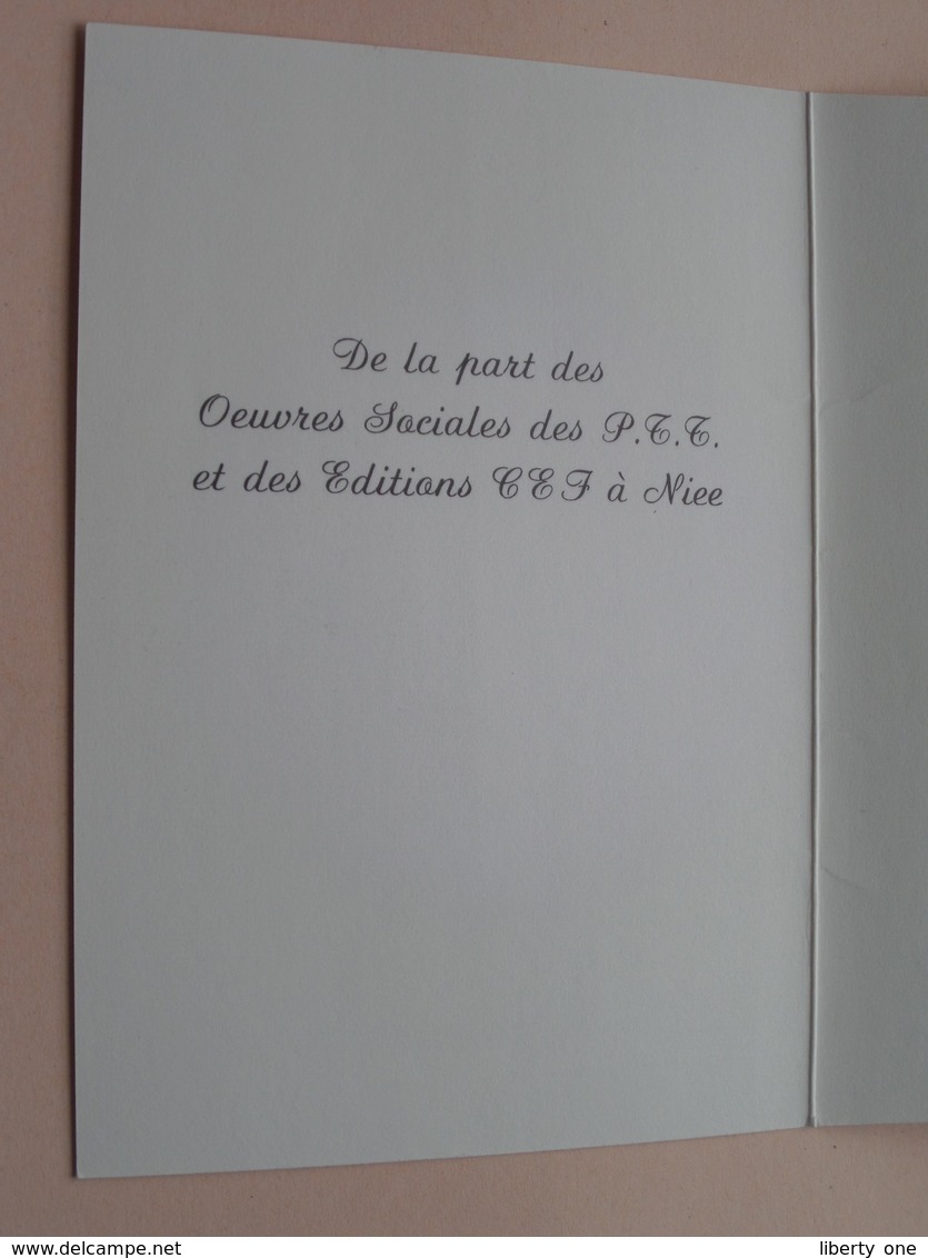 Meilleurs Voeux 1978 De La Part Des Oeuvres Sociales Des P.T.T....... Jour D'Emission 29-6-77 Monaco ! - Oblitérés