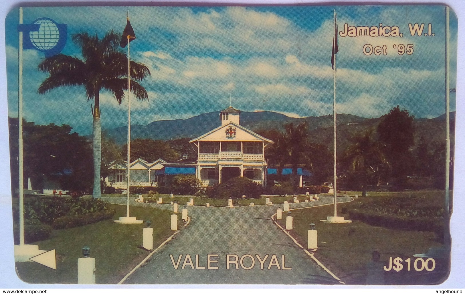 Jamaica  J$100  74JAMA " Vale Royal - October '95 " - Jamaïque