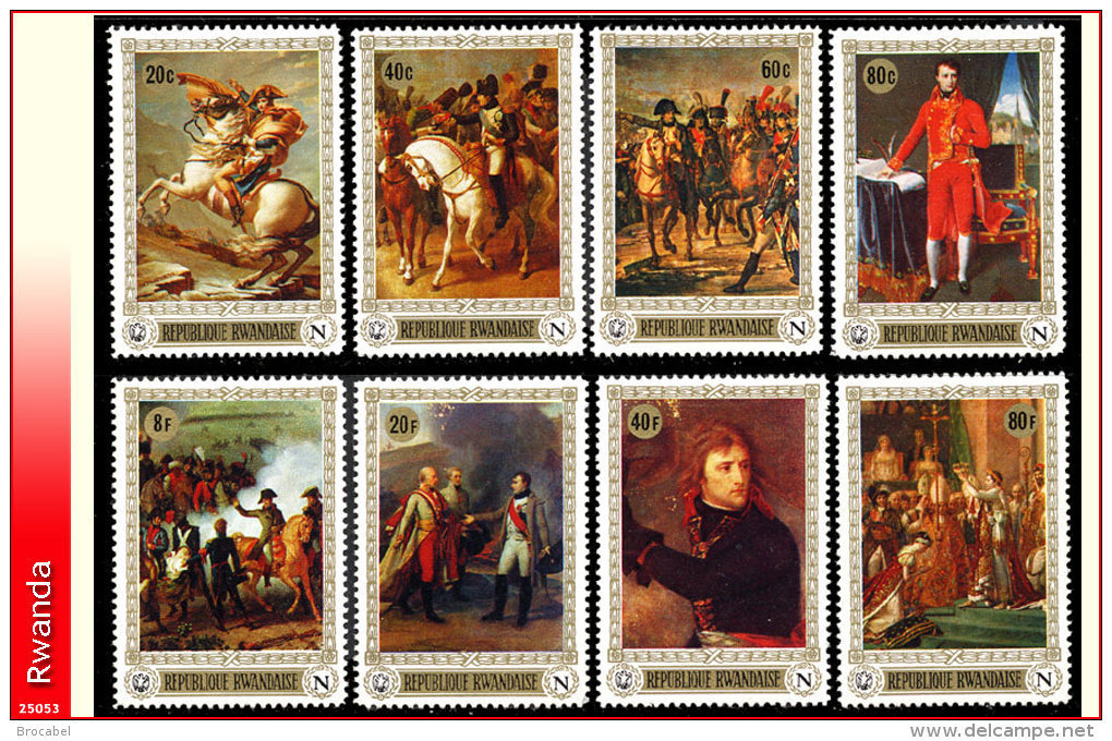 Rwanda 0322/29 SG  Napoleon - Unused Stamps