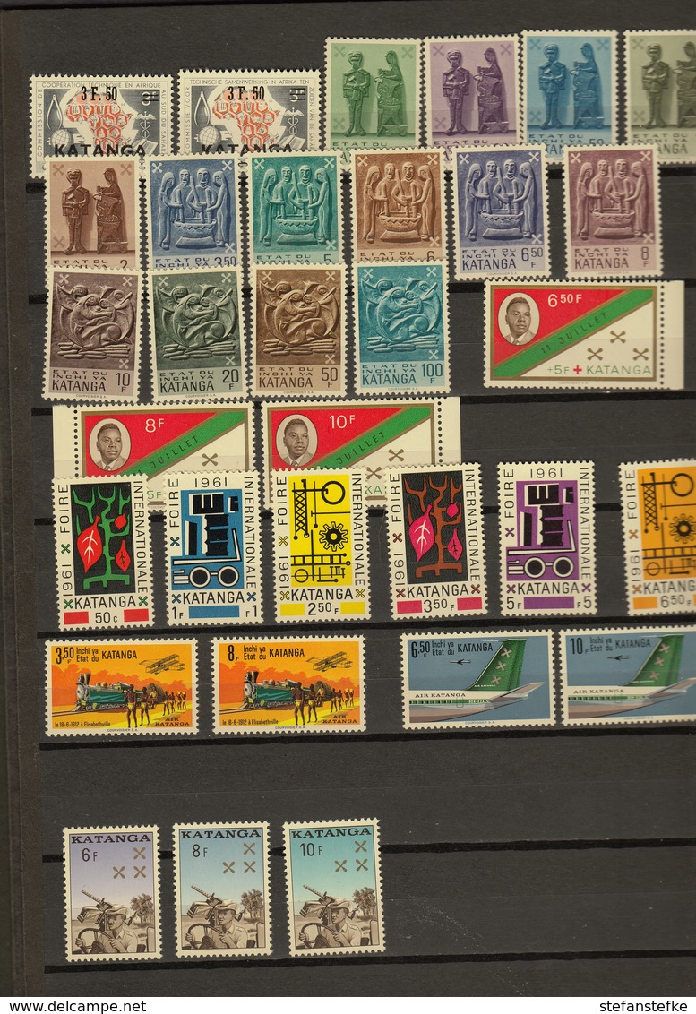 KATANGA Ocb Nr:   COMPLET De Nr 1 - 81  ** MNH (zie 2 Scans) Sans Les Taxes - Katanga