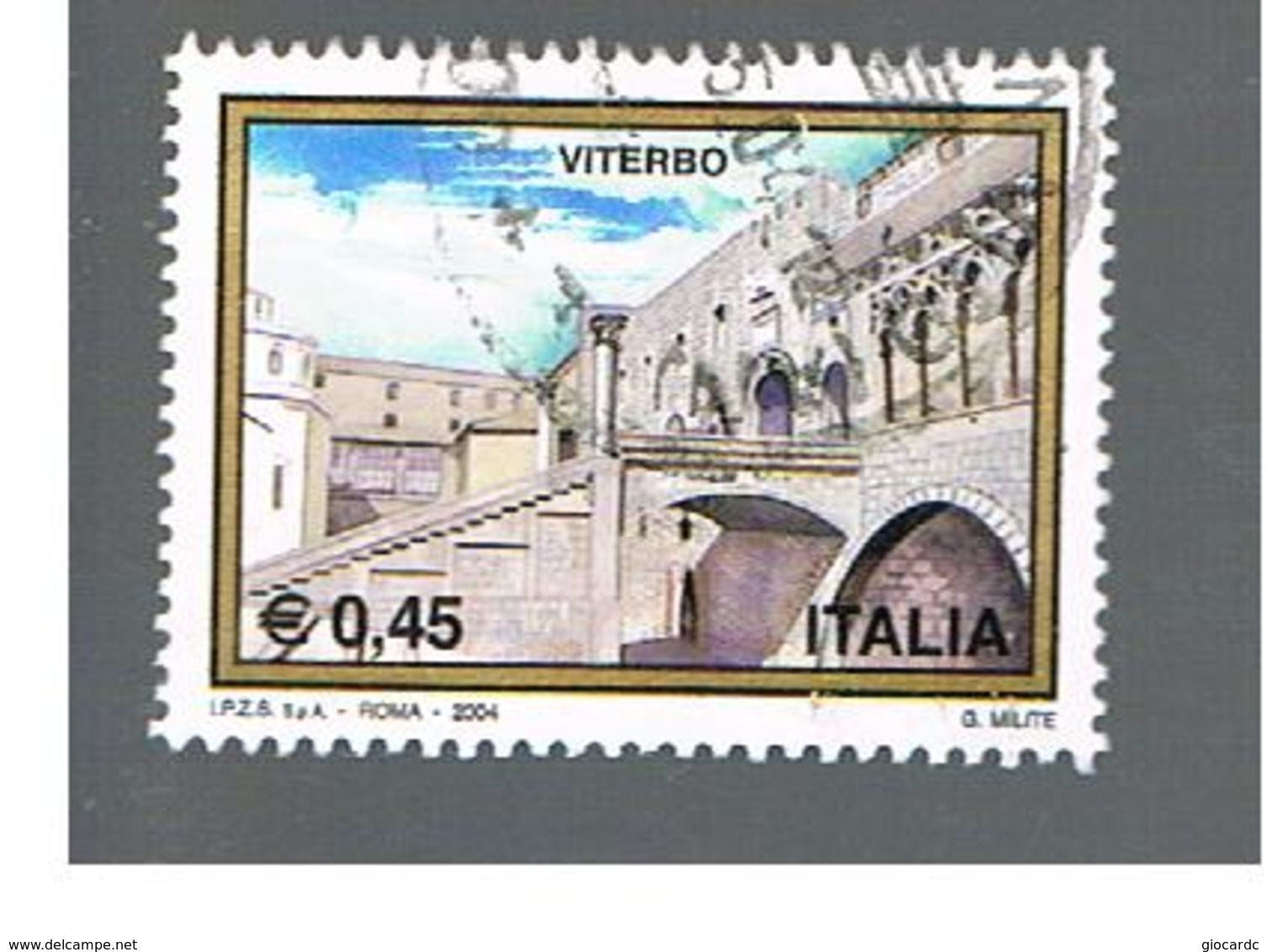ITALIA REPUBBLICA  -  2004   TURISTICA:  VITERBO        - USATO ° - 2001-10: Used