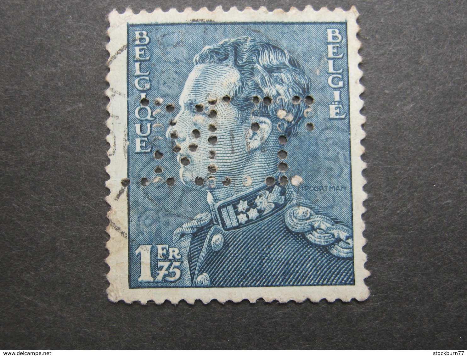 Belgien ,  Firmenlochung,perfin - 1934-51