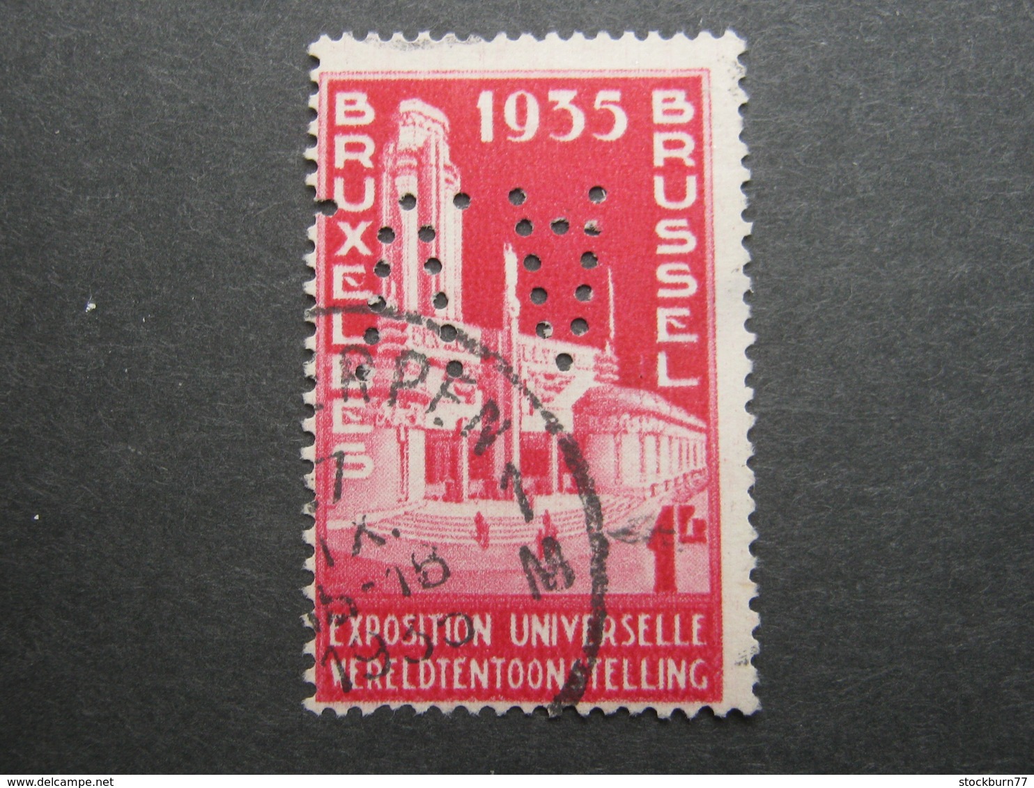 Belgien ,  Firmenlochung,perfin - 1934-51