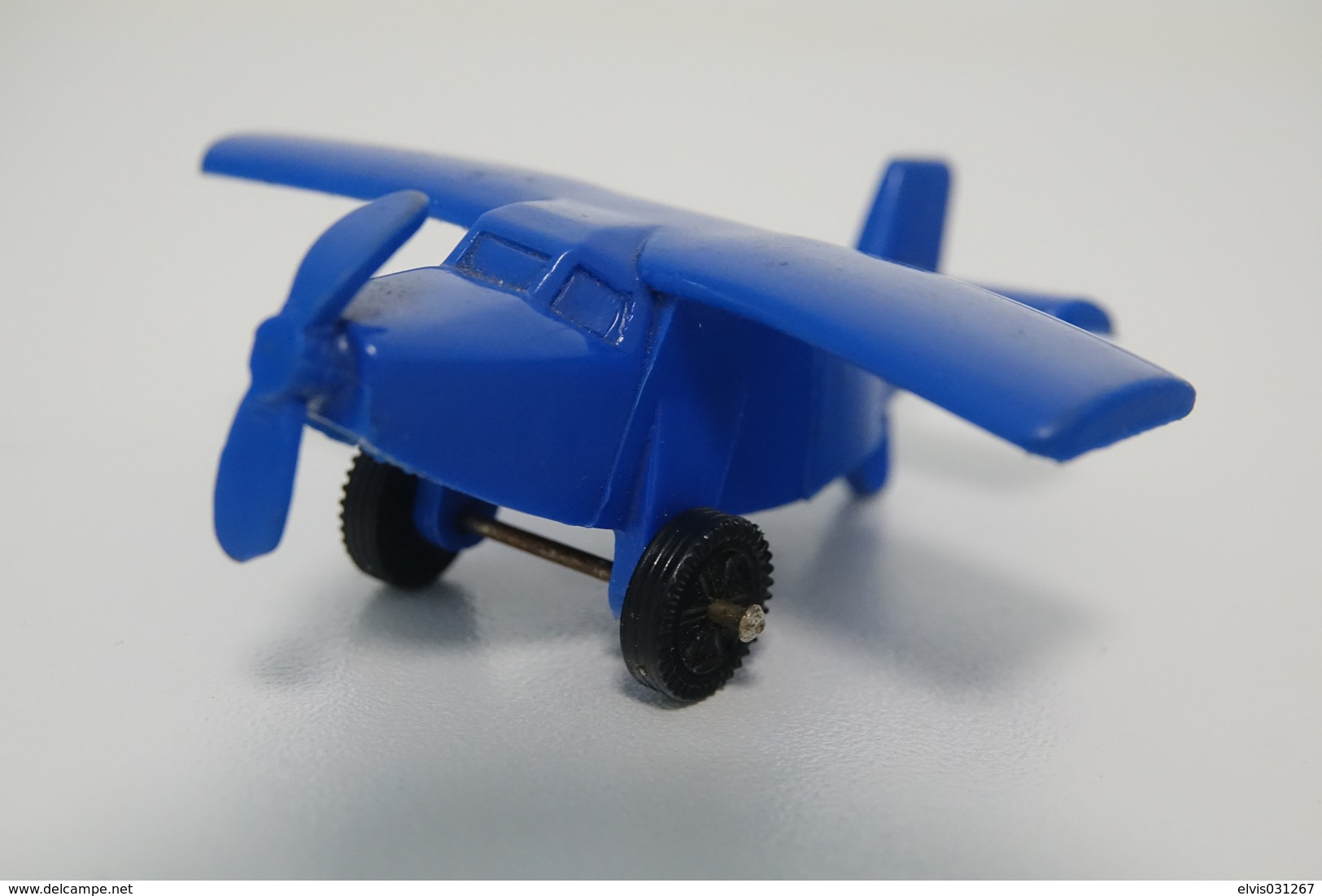 Vintage VINYL TOY CAR : Made In Germany  - PLANE 9.00cm - 19XX - Rubber - Other & Unclassified