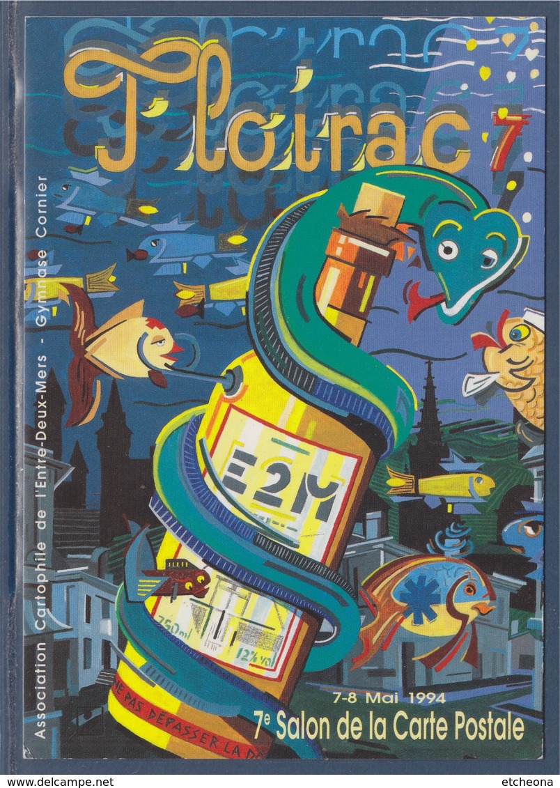 = Floirac 7ème Salon De La Carte Postale 1994 Par Association Cartophilique De L'Entre Deux Mers - Sammlerbörsen & Sammlerausstellungen