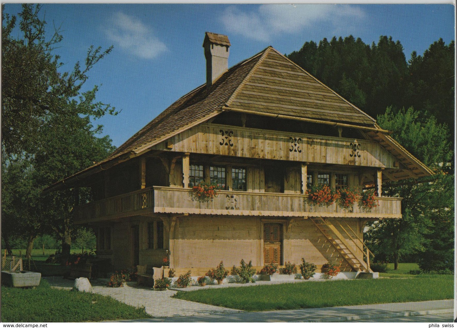 Heimatmuseum "Stöckli" Trubschachen - Westfassade - Photo: W. Forster - Trub