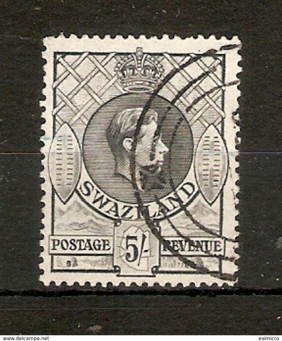 SWAZILAND 1938 5s SG 37 PERF 13½ X 13 FINE USED Cat £25 - Swaziland (...-1967)