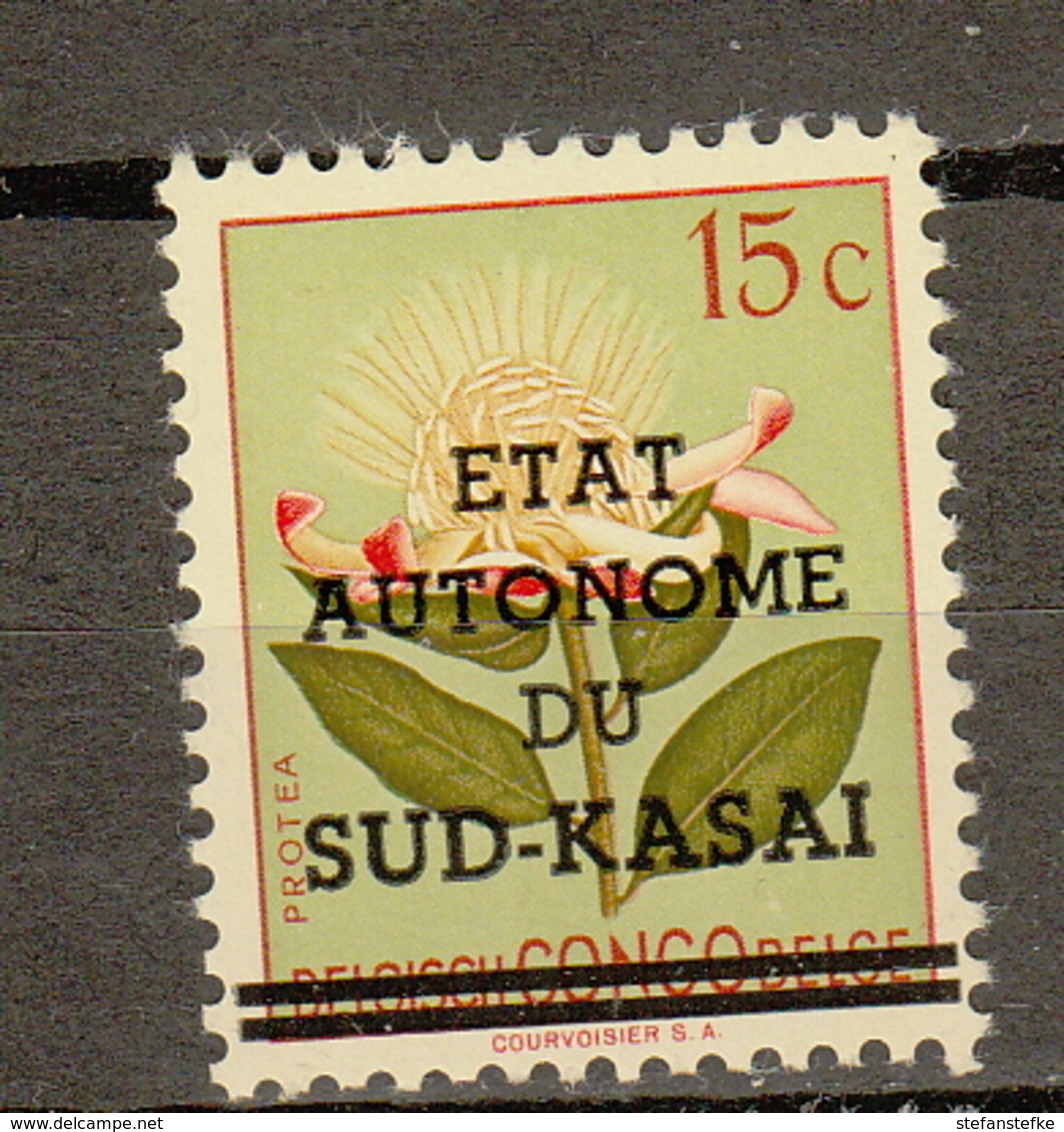 Zuid-Kasai Ocb Nr:  2 ** MNH  (zie Scans) SANS POINT SUR LE I - Sud-Kasaï