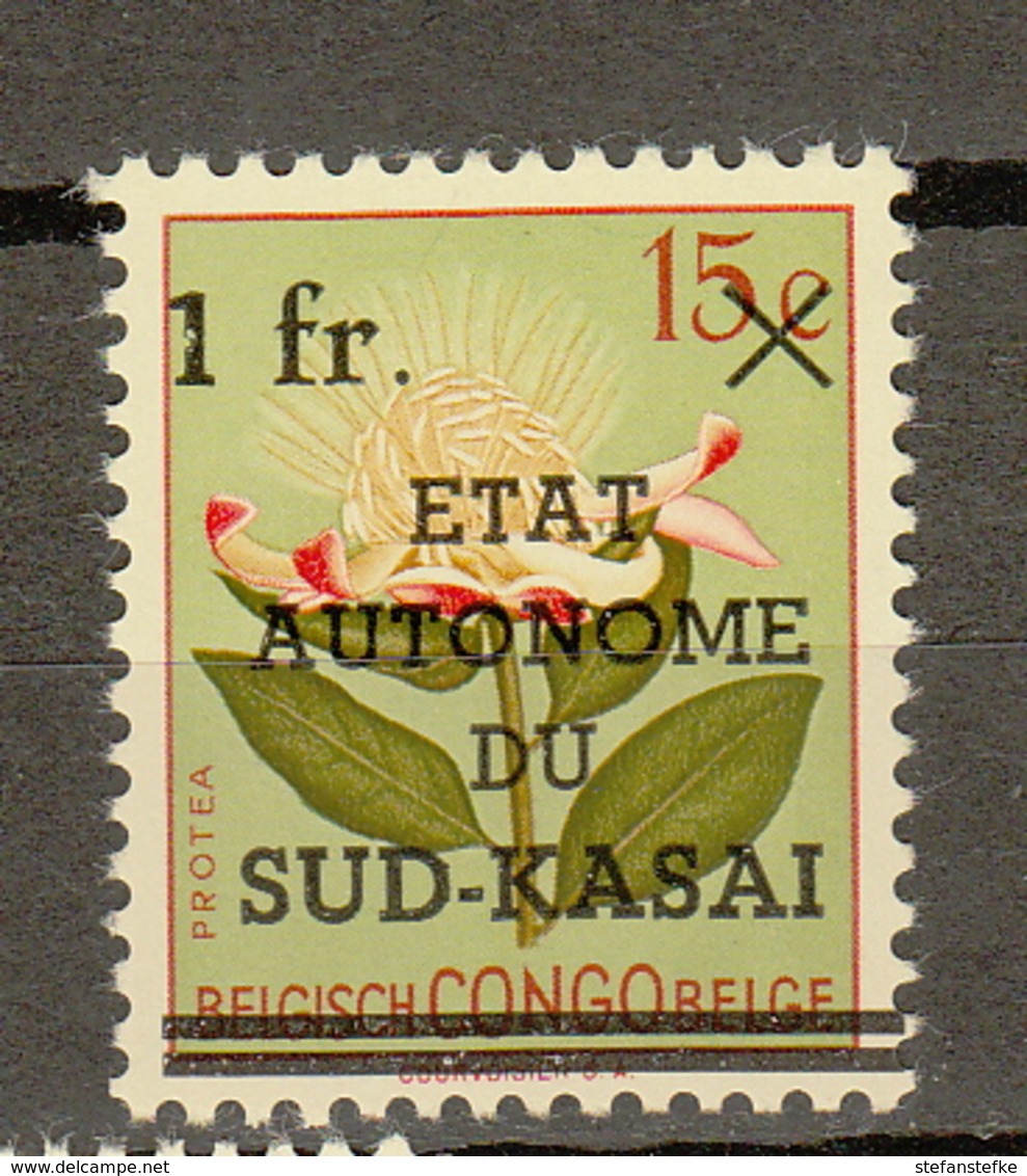 Zuid-Kasai Ocb Nr:  5 ** MNH  (zie Scans) SANS POINT SUR LE I - South-Kasaï