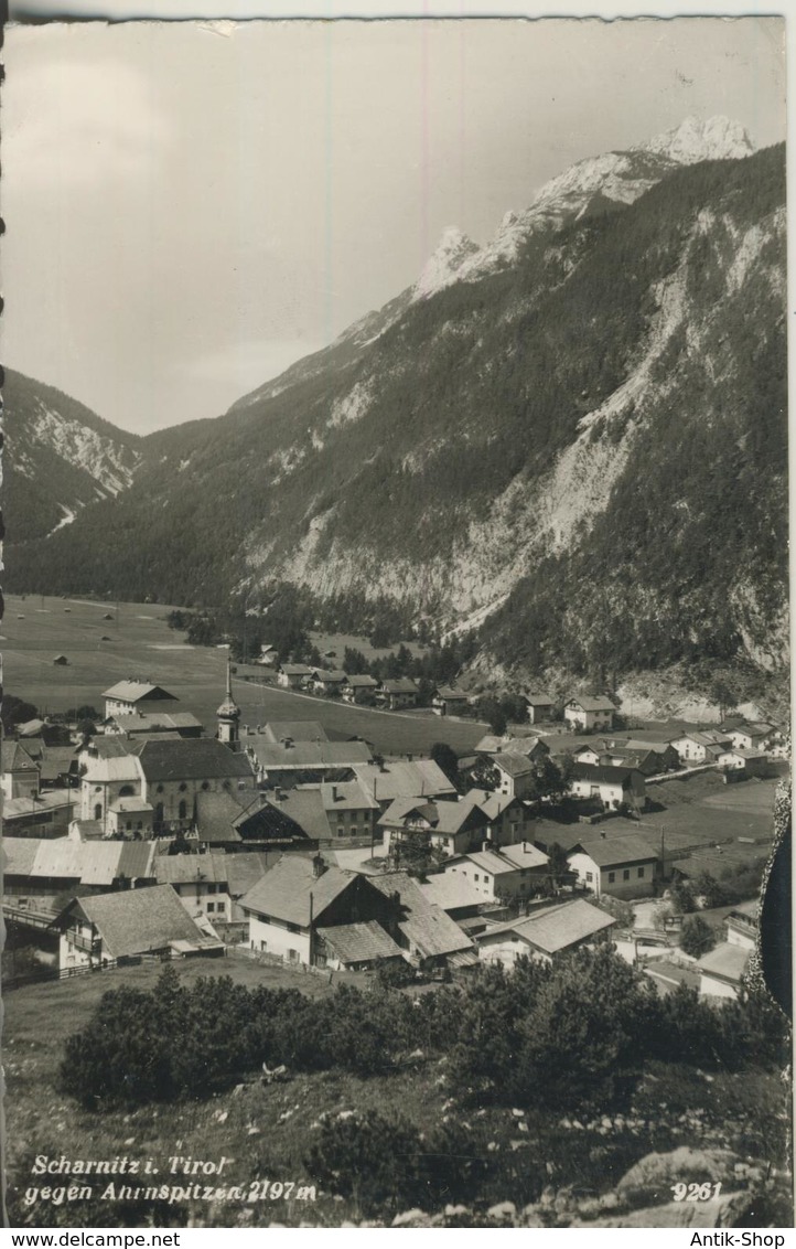 Scharnitz V. 1960  Teil-Dorf-Ansicht  (1351) - Scharnitz