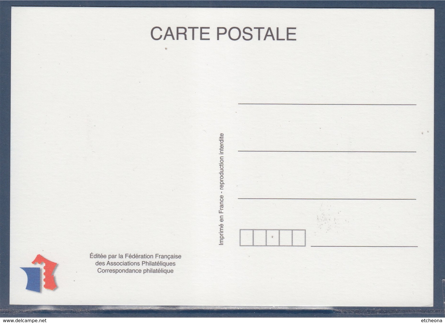 = Fête Du Timbre 2011 Carte Postale édité Par La FFAP Fruits, Pommes, Fédération Française Des Associations Philatélique - Bourses & Salons De Collections