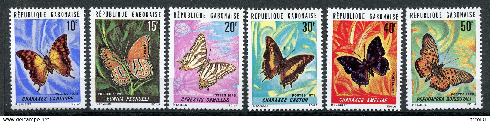 Gabon, Yvert 304/309, Scott 305/310, MNH - Gabon (1960-...)