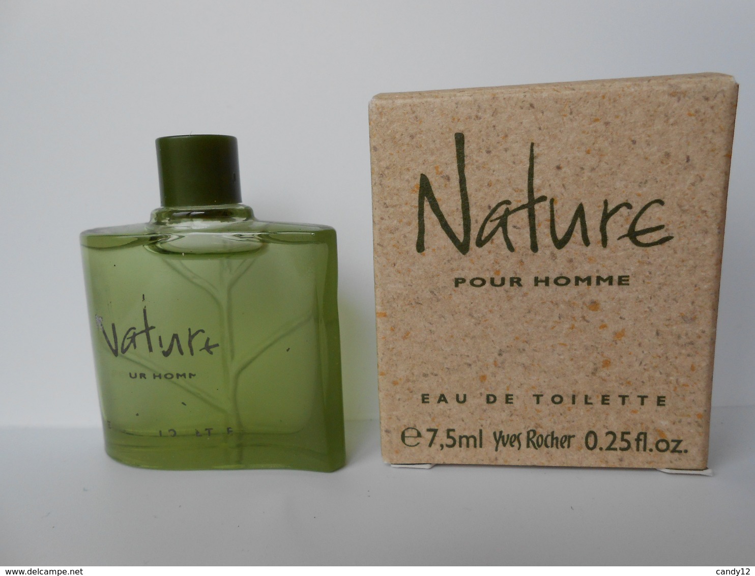 (Y38) ROCHER Yves  Nature Pour Homme  - Miniature De Parfum - Miniatures Hommes (avec Boite)