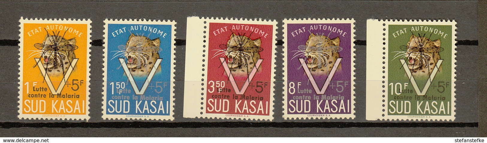 Zuid-Kasai Ocb Nr:  20B - 24B ** MNH  (zie Scans) - Sud-Kasaï