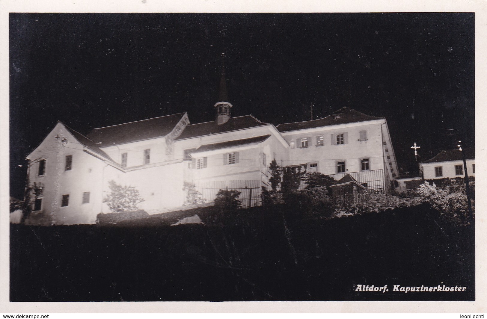 Ansichtskarte:** Altdorf, Kapuzinerkloster. 1932 Gotthard Jubiläum - Autres & Non Classés