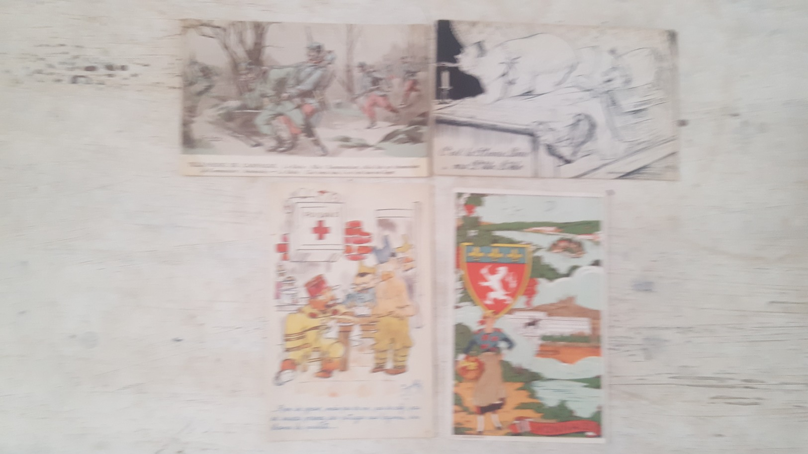 SUPER LOT 61 CARTES POSTALES ANCIENNES - ILLUSTRATEURS-MILITARIA- HUMOUR...TOUTES SCANNEES - DEPART 1 EURO - À VOIR -