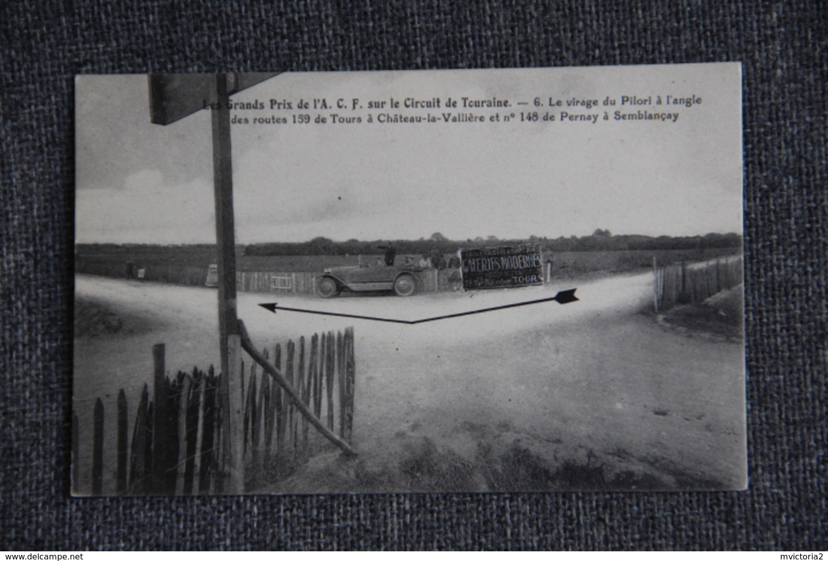 Grands Prix De L'A.C.F , Circuit De Touraine - Le Virage Du PILORI - Other & Unclassified