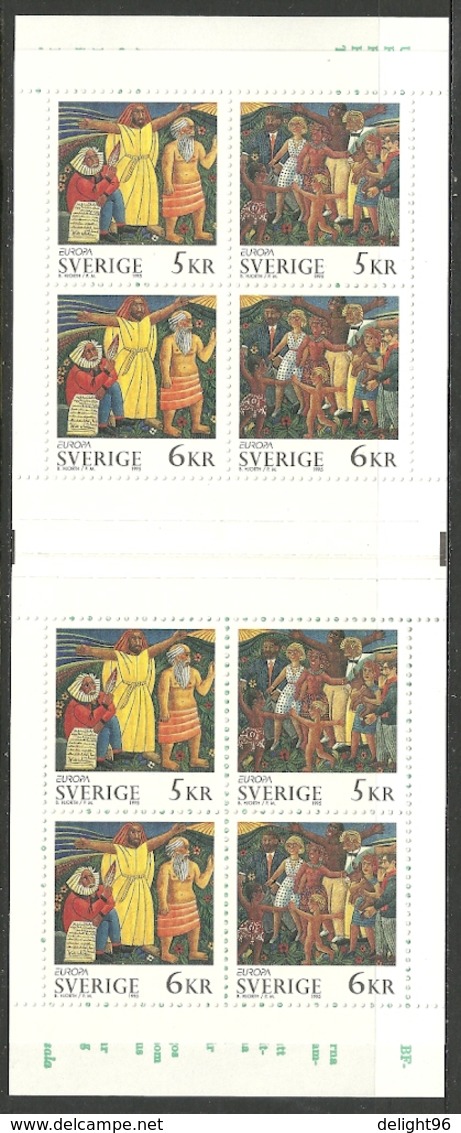 1995 Sweden Europa: Peace And Freedom Booklet (** / MNH / UMM) - 1995