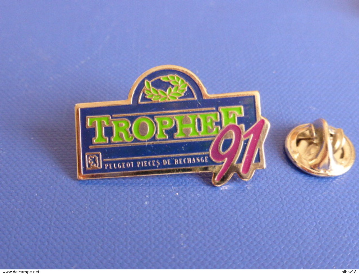 Pin's Peugeot Pièces De Rechange - Trophée 91 - Course Voiture (JB33) - Automobile - F1