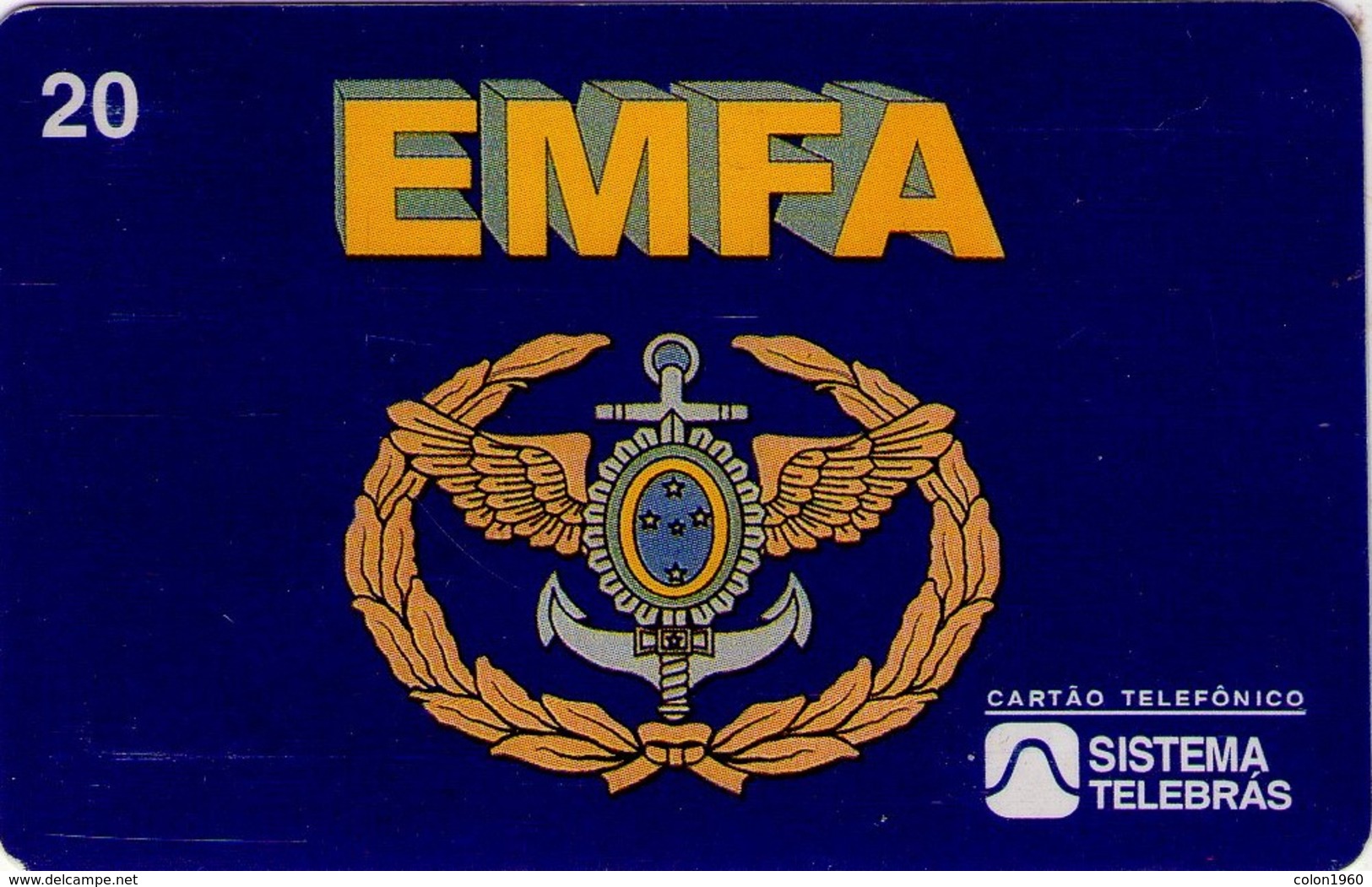 TARJETA TELEFONICA DE BRASIL (EMFA - 50 AÑOS ESTADO MAYOR DE LAS FUERZAS ARMADAS - 06/96) (105) - Armee