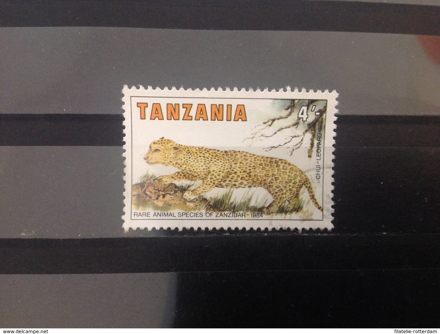 Tanzania - Inheemse Dieren (4) 1984 - Tansania (1964-...)