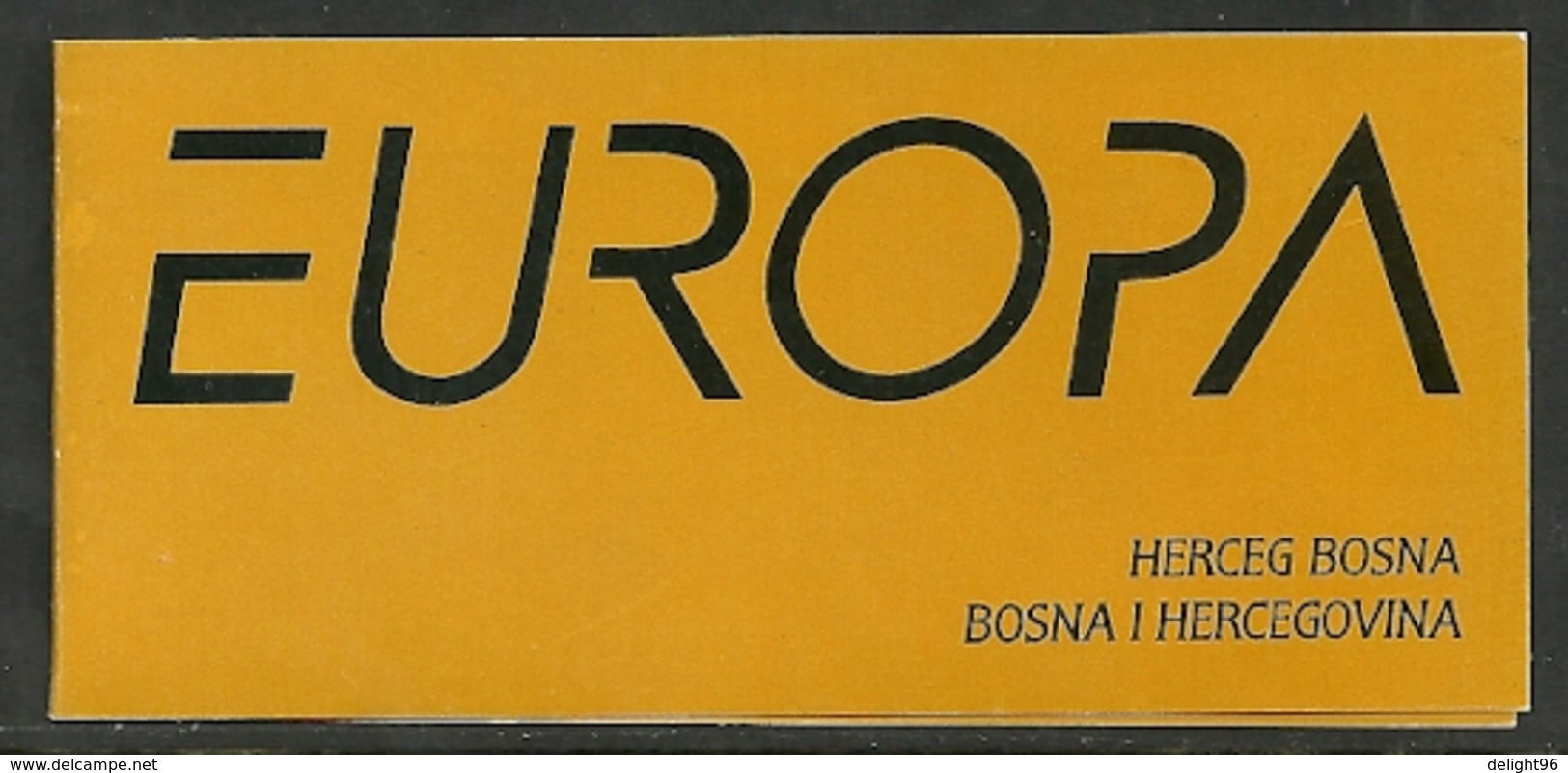 1996 Bosnia Herzegovina (Croatian Post) Europa: Famous Women Booklet (** / MNH / UMM) - 1996