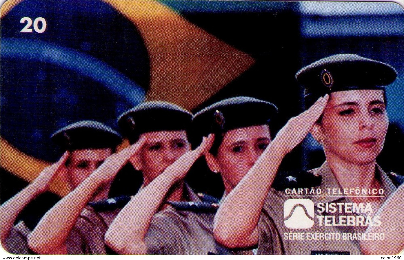 TARJETA TELEFONICA DE BRASIL (EJERCITO BRASILEÑO, LA MUJER EN EL EJERCITO - 06/96) (116) - Armee