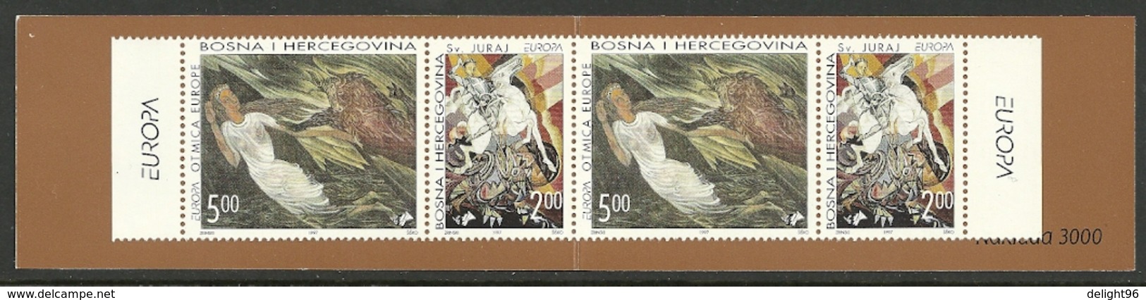 1997 Bosnia Herzegovina (Croatian Post) Europa: Tales And Legends Booklet (** / MNH / UMM) - 1997