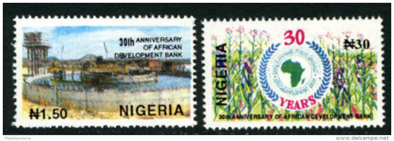 Nigeria 1994 - MNH** - Banques - Michel Nr. 638-639 Série Complète (wan095) - Nigeria (1961-...)