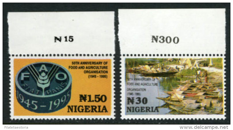 Nigeria 1995 - MNH** - FAO - Michel Nr. 658-659 Série Complète (wan098) - Nigeria (1961-...)