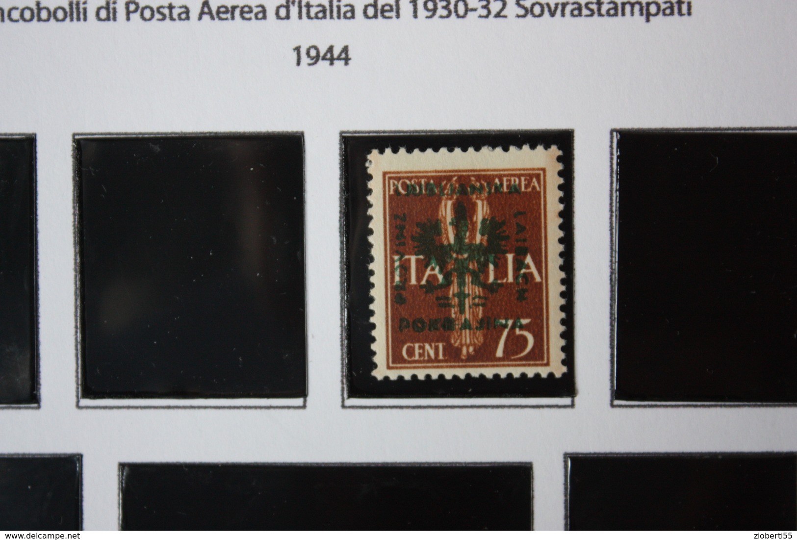 OCCUPAZIONE TEDESCA LUBIANA - P.A. 75 C 1944 - MNH** - Duitse Bez.: Ljubljana